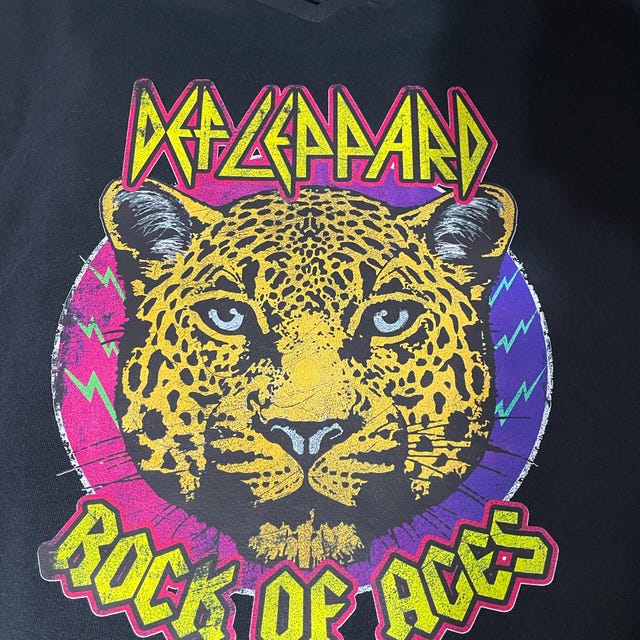 Def Leppard Rock of Ages Digital Sublimation DTF DTG Print