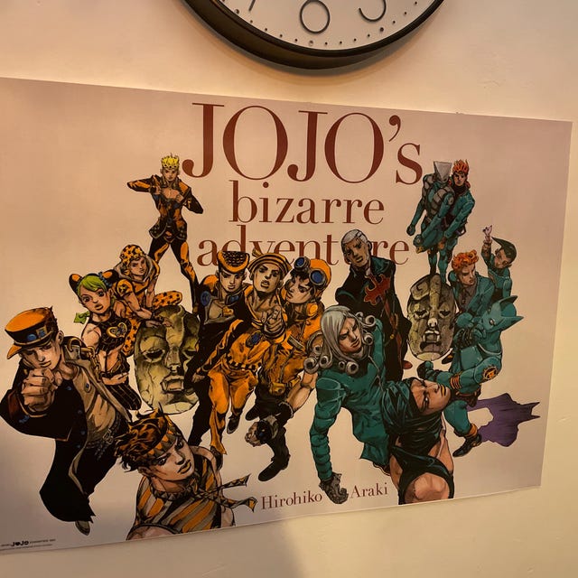 Bizarre Adventure Poster Art - A3, A4 Custom Anime Art Available