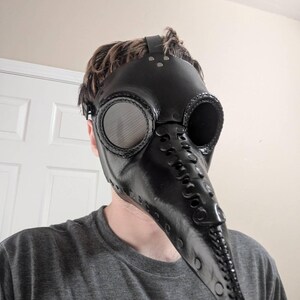 ブボニス ペスト医師マスク（レザー製、色を選択） - Etsy 日本