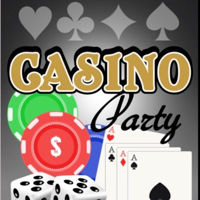 CASINO TICKET INVITATION Poker Night Birthday Party Any Age print Your Own Printable Files 21st ...