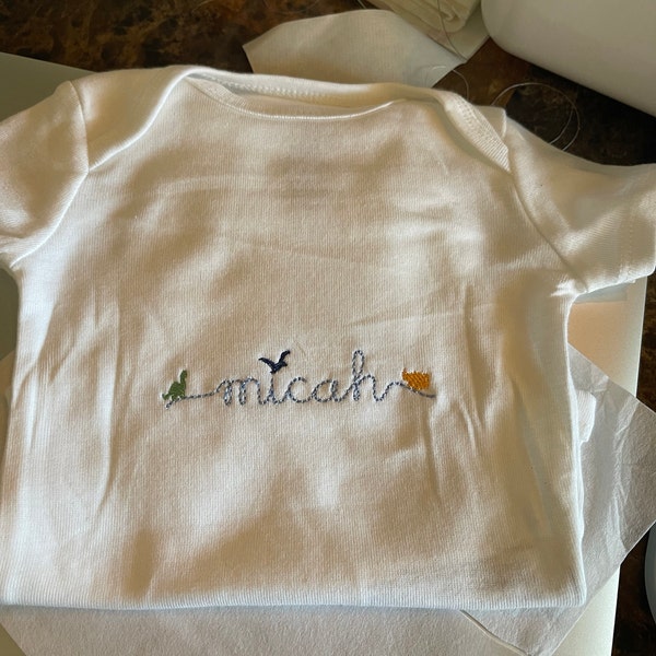 The Dino Bean Stitch, Vintage Stitch Font With Dinosaur Swashes Machine ...