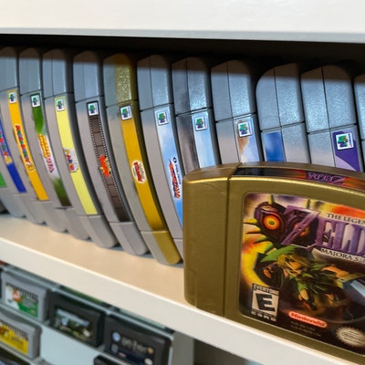 N64 half Width End Labels Entire US Library Variants Player's Choice ...