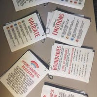 52 DBT Flashcards, Dialectical Behavior Therapy Coping Skills Cards ...