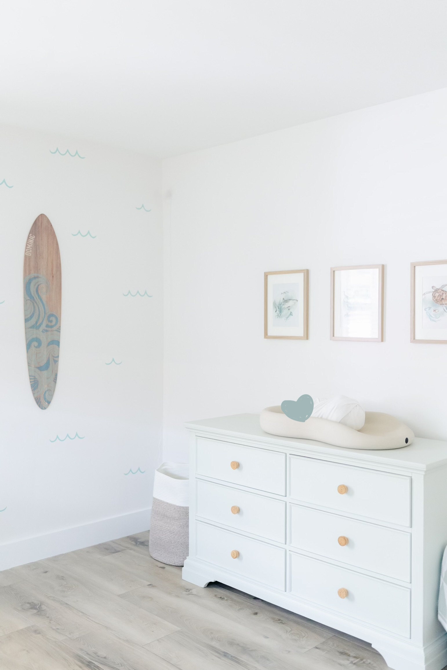 Surfbrett-Wachstumskarte, Holz-Höhentafel, Ozean-Dekor, Kinderzimmer-Dekor, Küsten-Kinderzimmer-Dekor, Surfbrett-Wandkunst, Strand-Themen, Junge, Mädchen, Lineal