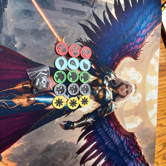 マジック：ザ・ギャザリング（MTG）用カラーマナトークン（ベルベット