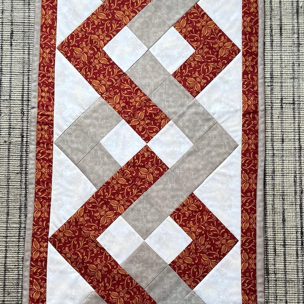 PDF Pattern for Interlocking Squares Table Runner, DIGITAL Pattern - Etsy