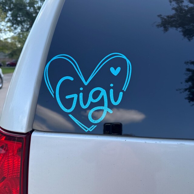 I Love Being Gigi - Personalized Decal, Gift For Mom/ Grandma