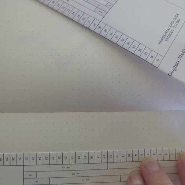 A5 Journal Grid Guide With and Without Spacing - Print Your Own - Etsy