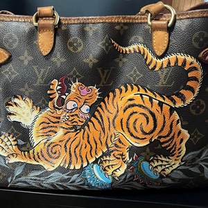 Custom Hand-painted Bag / Personalized Designer Handbag Purse Tote ...