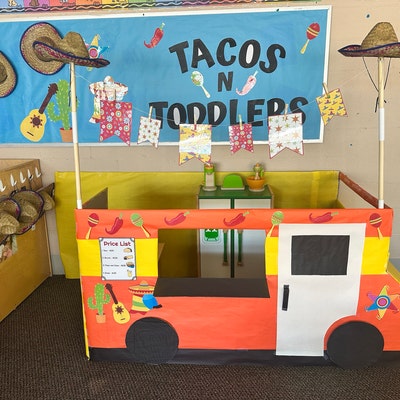 Taco Bulletin Board Kit, Mexican Fiesta, Taco Class Name Tags, Taco ...