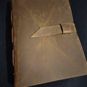 Handmade Arthur Morgan Notebook – Real Leather Journal, Red Dead Inspired Gift for Him