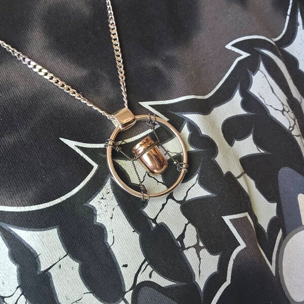 Cyberpunk 2077 V's Bullet Necklace Pendent