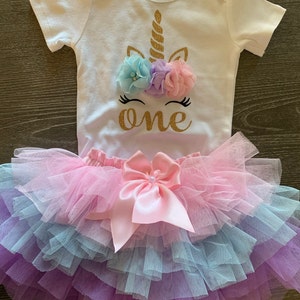 One year old hotsell unicorn birthday outfit