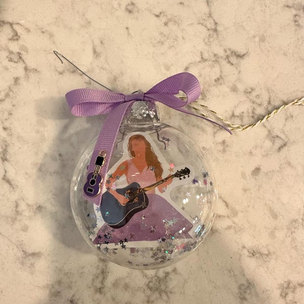 Mickey Ears Disney Disc Ornament, Boy and Girl Gift, Christmas