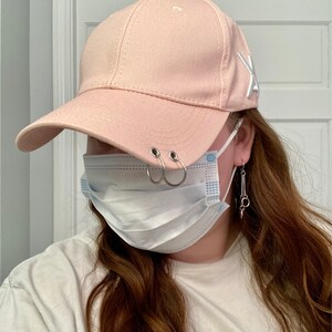 Kpop Ring Accent Baseball Cap BTS Black 