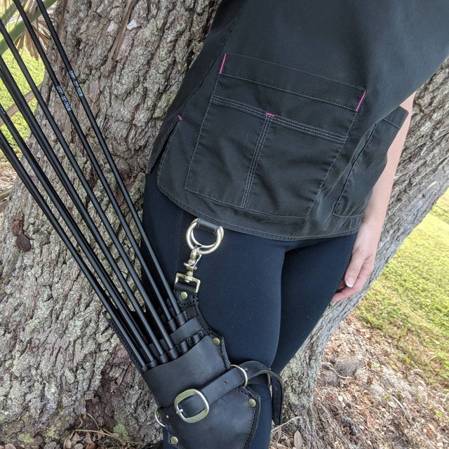 Horse Archery Quiver 12 Shot Hip Quiver on belt Etsy