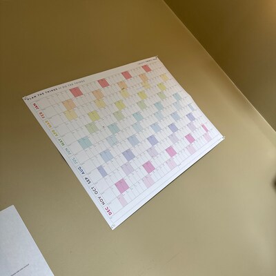 PRINTABLE 2024 Wall Calendar Digital PDF Instant Download 2024 Wall ...