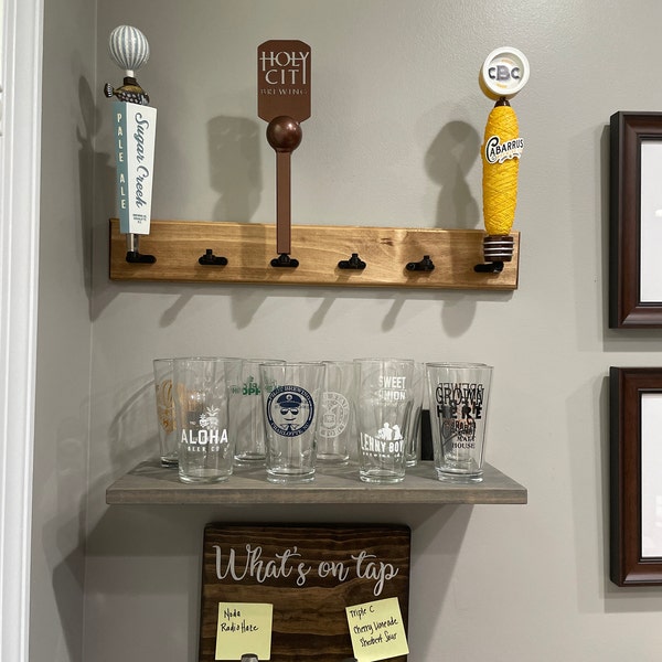 Tap Handle Rack Tap Handle Wall Display (rack) - Holds 6 Tap Handles - 24