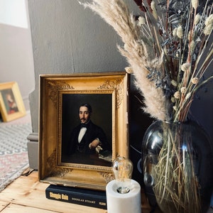 Antique Oil Painting Heinrich Hollpein Portrait of A Lady in Etsy