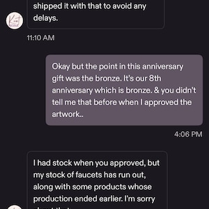 Faith added a photo of their purchase
