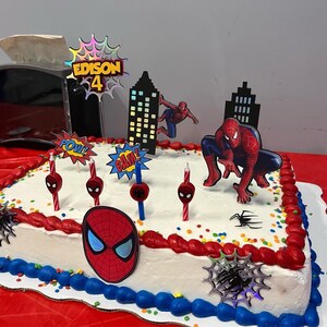 Spiderman Cake Decorating Photos