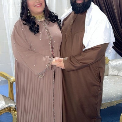Dana Open Abaya - Dark Grey ( Inner not included ) main image 0