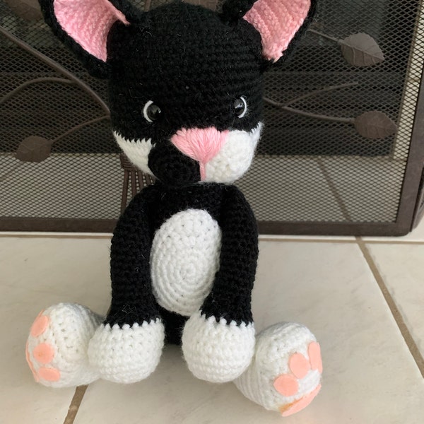 Amigurumi Cat PATTERN Cat Crochet Pattern Pdf Tutorial - Tom the Cat - Etsy