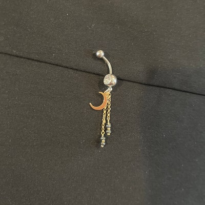 Dangle Chain Hidden Helix, Hidden Helix Chain, Cartilage Chain, Gold ...