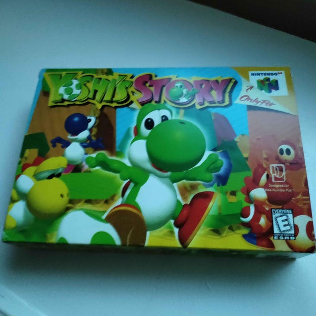 Yoshi's Story | NTSC | Nintendo 64 | N64 | En | Reproduction Box