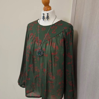 Sora Double Ruffle Sleeve Knit Top PDF Sewing Pattern Digital Sewing ...