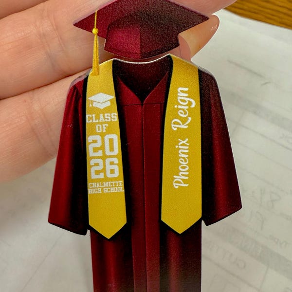 Personalized Graduation Ornament, Personalized Class of 2025 Ornament ...