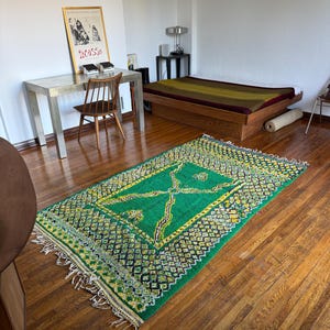 Abstract Moroccan rug, beni ourain rug, abstract rug,Berber rug, handmade rug