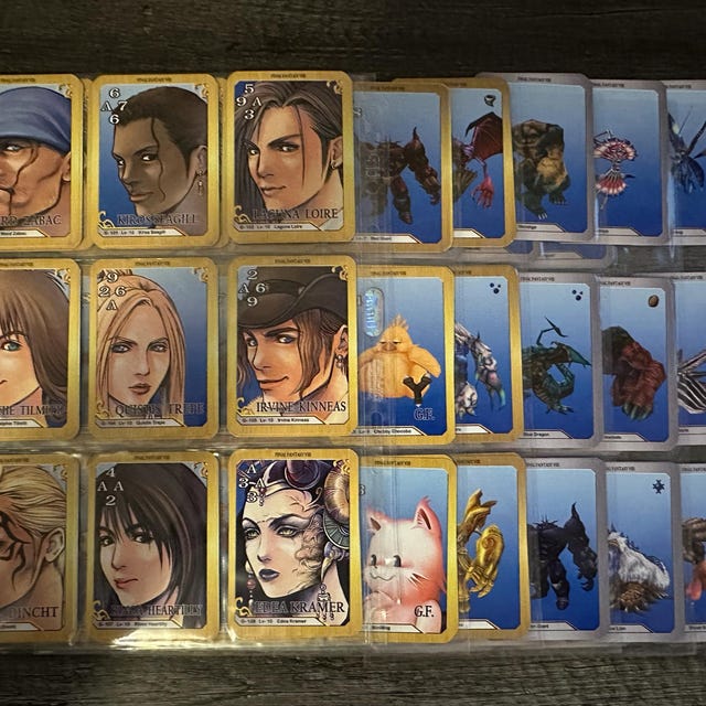 Triple Triad – Final Fantasy VIII Deck | 110 or 120 Cards | Newly