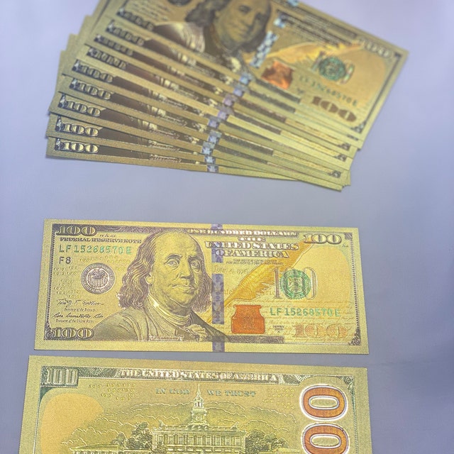 Gold Dollar Bills Ancestor Money — Yeyeo Botanica