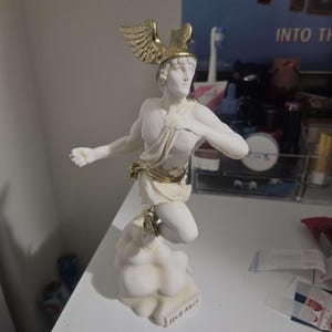 ヘルメス 水星神 ゼウスの息子 ローマ彫像 アラバスター ゴールド