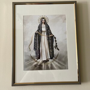結び目を解く聖母マリア カトリック美術複製 - Etsy 日本