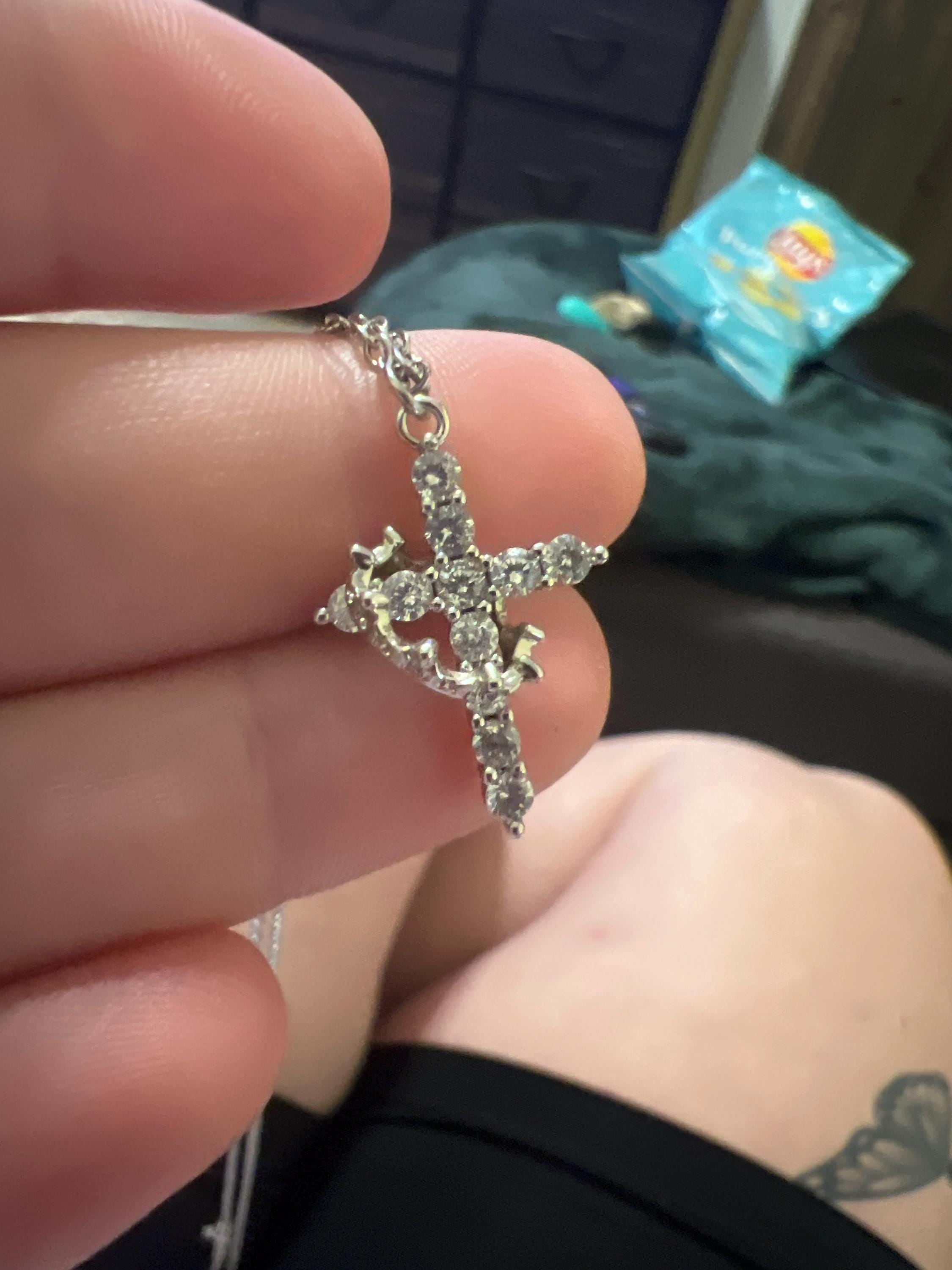 Christian Necklace - Cross Crown Necklace - Christian Jewelry - Christian Gift - Christian Apparel - Necklace - Cross Necklace - Jesus