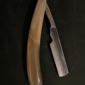 Authentic Mottled/marbled Buffalo Horn Razor Scales for Renovating ...