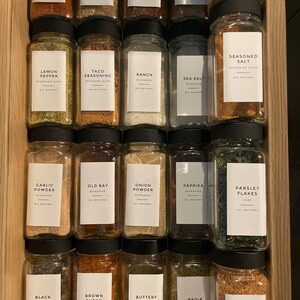 Modern Spice Labels — Greenhaus Market