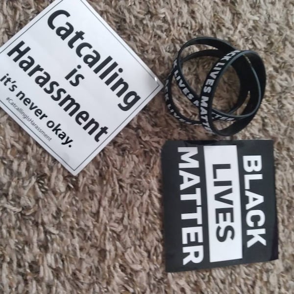 Black Lives Matter Silicone Wristband Black Bracelets & Bangles Silicona Pulseira, 100/pack