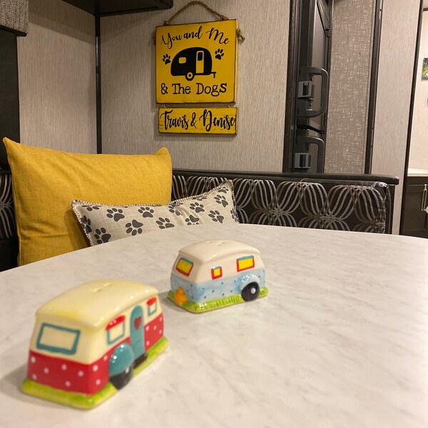 Personalized Dog Camper Sign: Solid Wood RV Decor - Etsy