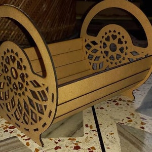 Laser Cut Decorative Basket Svg Files, Vector Files for Laser Cutting ...