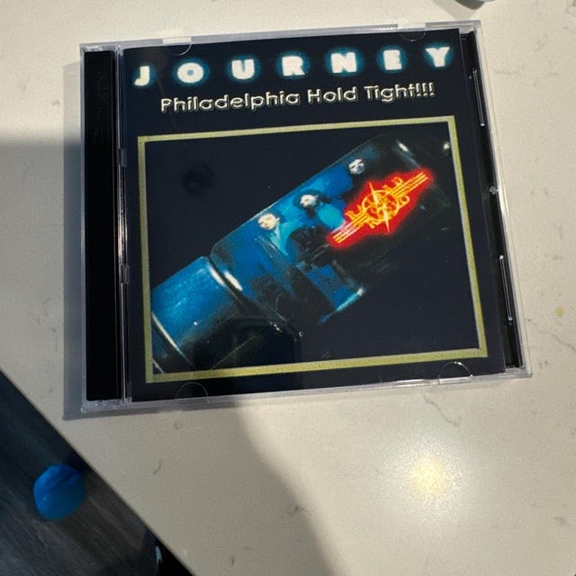 Journey Live 2 CD Set Philly Hold Tight Live in Philadelphia 1986
