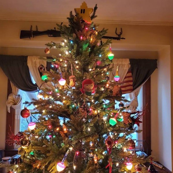 Super Mario Star Tree Topper 3D Printed - Etsy