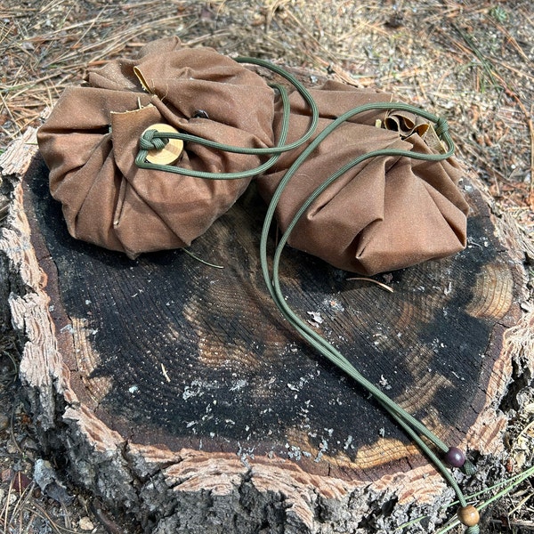 Bushcraft Sewing Kit/maintenance Repair Kit Waxed Canvas Wallet ...