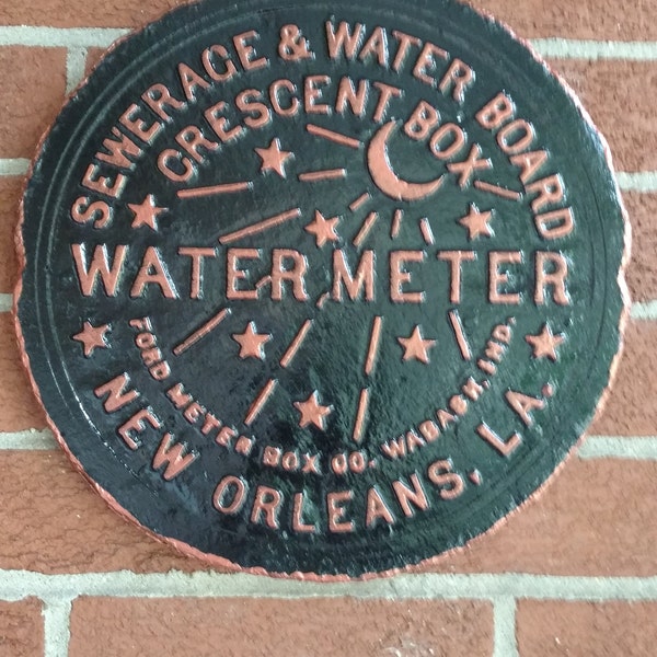 New Orleans Water Meter Black and Copper - Etsy