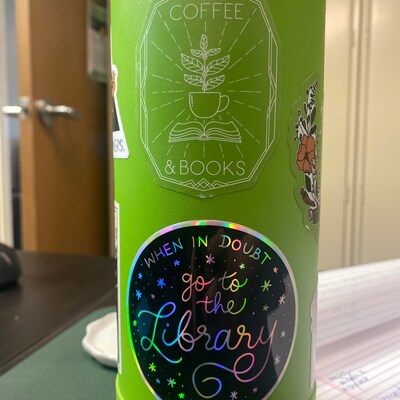 Doodled Library Sticker Bundle / Vinyl Sticker / Laptop - Etsy