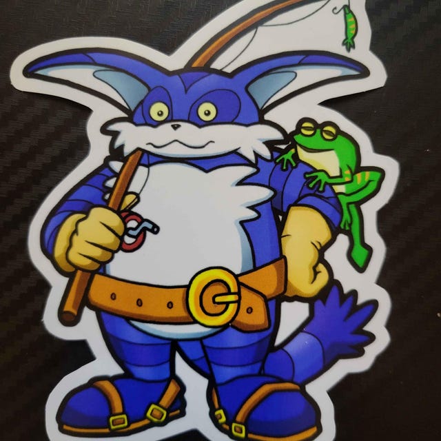 ソニックアドベンチャーステッカー - ティカル・ザ・エキドナ、カオス