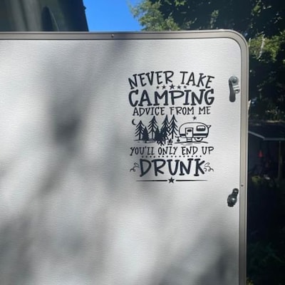 RV Door Decal, RV Window Decal, Slide-out Decal, Camper Decal, Camping ...