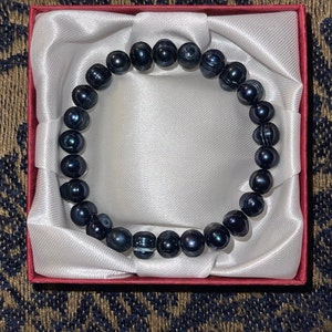 Natural Peridot Three Row Bead Bracelet 6.5